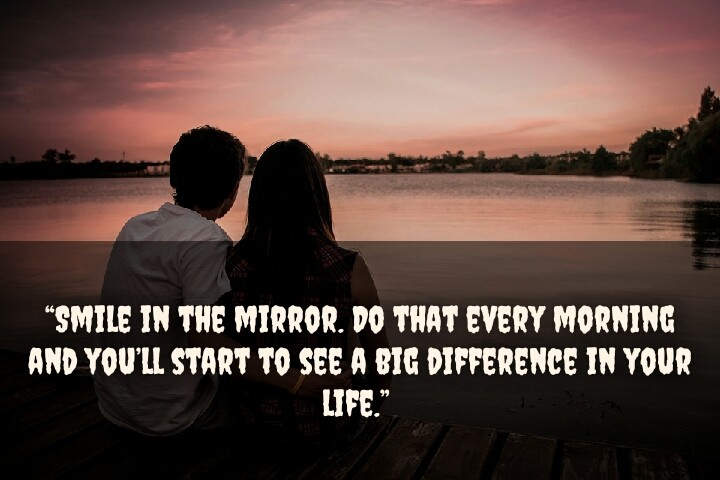 couple set front of river watching sun rising quotes