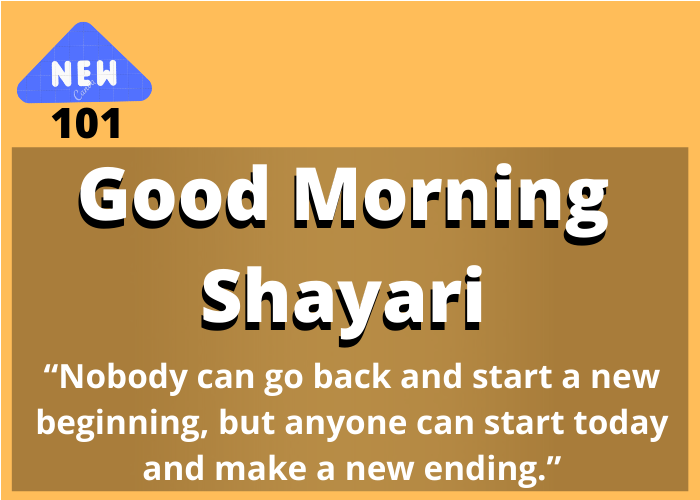 101 Good Morning Shayari in English